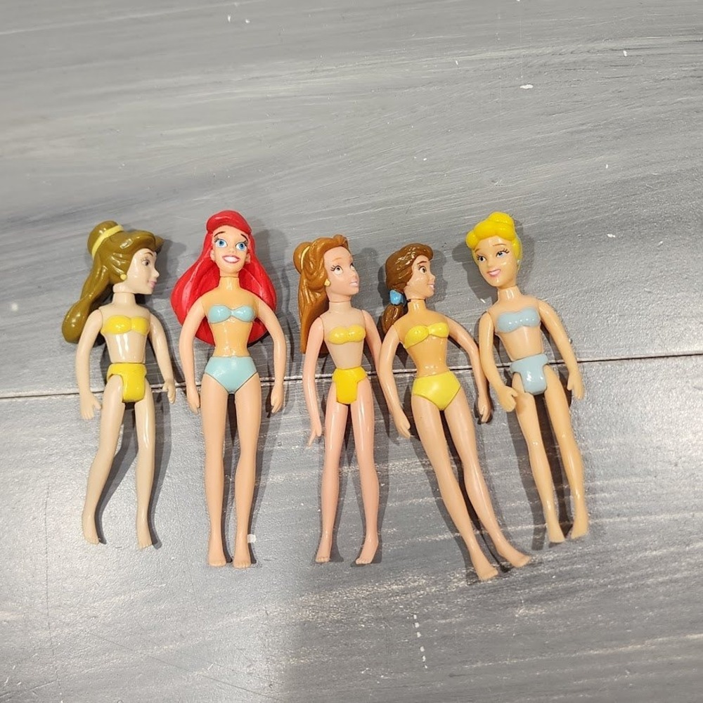 Disney Polly Pockets 4‎ Inch Figures Set of 5